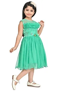 Classic Embroidered Dresses for Kids Girls-thumb1