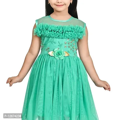 Classic Embroidered Dresses for Kids Girls-thumb5