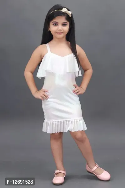 White Acrylic Dress-thumb0