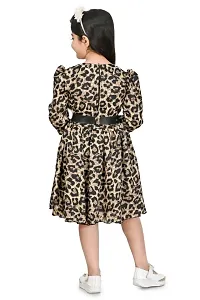 Multicolor Animal Print Cotton Blend Dress-thumb3