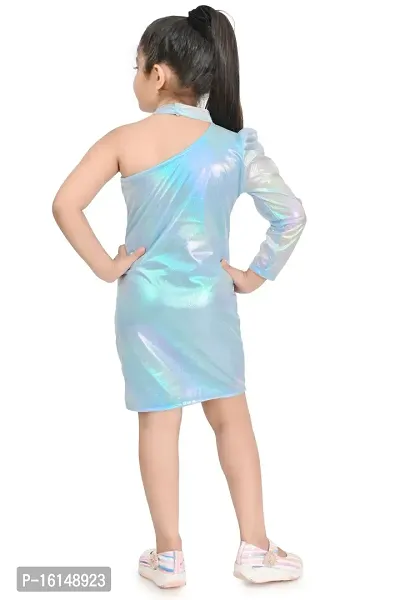 SPAMitude Girls Embellished Sequin Bodycon Dress-thumb2