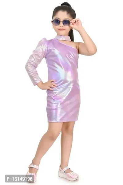SPAMitude Girls Embellished Sequin Bodycon Dress-thumb3