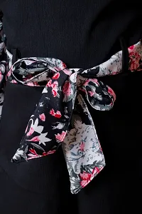 Girls Self Designed Premium Cotton Jumpsuit Dress-thumb1