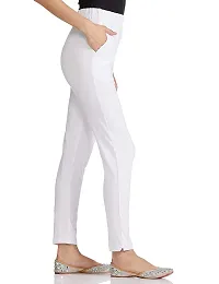 Raya Collection Women Casual Formal Western Stylish Rayon Trouser Regular Fit Plain Pants Lowers Bottom wear Office wear-thumb1