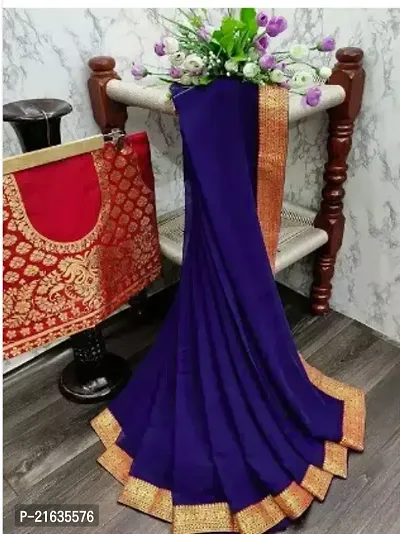 Fancy Imported Saree with Blouse Piece for Women-thumb0