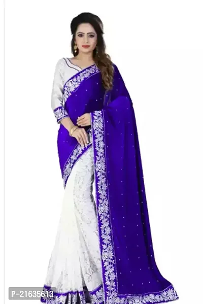 Fancy Imported Saree with Blouse Piece for Women-thumb0