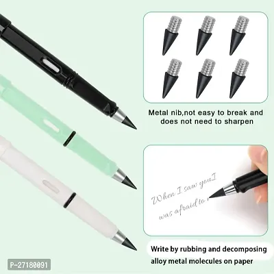 Inkless Pencil Never Ending Pencil Infinity Everlasting Replaceable Graphite Set Of 3-thumb2
