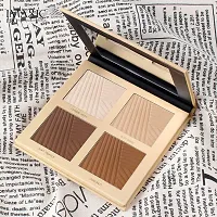 4 Colors Matte Highlighter Contour Palette Illuminator Makeup 3D Bronzer Contour Powder Palette Cosmetics-thumb2