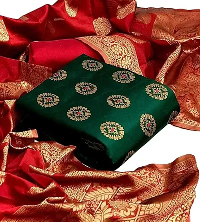 Stylish Banarasi Silk Dress Material