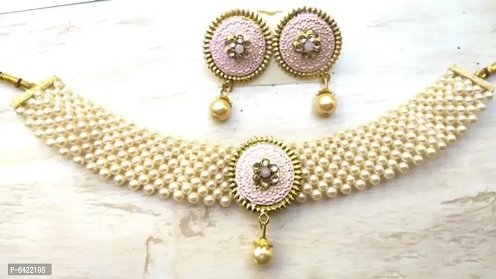 A-Gudi store  Pearls Jewellary set