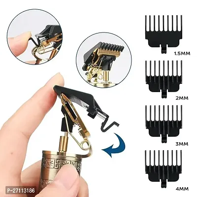 Stylish Professional Vintage Style Hair Trimmer For Men with Adjustable Blade Clipper-thumb3