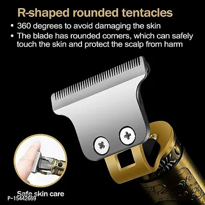 Hair Trimmer For Men Hair Trimmer For Women Rewup Professional Rechargeable Cordless Electric Hair Clippers Trimmer Hair Cutting Kit With 4 Guide Combs For Men T Blade Medium Golden Hair Removal Trimmers-thumb4