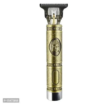 MAXTOP Golden Trimmer Buddha Style Trimmer, Professional Hair Clipper, Adjustable Blade Clipper, Hair Trimmer and Shaver For Men, Retro Oil Head Close Cut Precise hair Trimming-thumb0