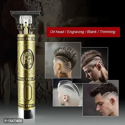 MAXTOP Golden Trimmer Buddha Style Trimmer, Professional Hair Clipper, Adjustable Blade Clipper, Hair Trimmer and Shaver For Men, Retro Oil Head Close Cut Precise hair Trimming-thumb3