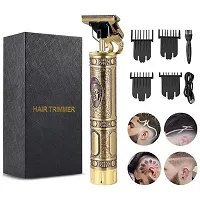 Hair Trimmer For Men Buddha Style Trimmer Professional Hair Clipper Adjustable Blade Clipper Hair Trimmer And Shaver Retro Oil Head Close Cut Precise Hair Trimming Machine Golden Hair Removal Trimmers-thumb3