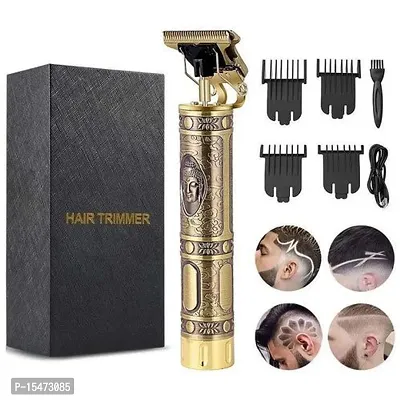 Hair Trimmer For Men Buddha Style Trimmer Professional Hair Clipper Adjustable Blade Clipper Hair Trimmer And Shaver Retro Oil Head Close Cut Precise Hair Trimming Machine Golden Hair Removal Trimmers-thumb4