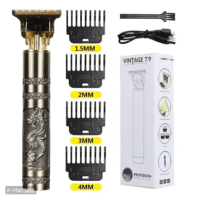 Hair Trimmer For Men Buddha Style Trimmer Professional Hair Clipper Adjustable Blade Clipper Hair Trimmer And Shaver Retro Oil Head Close Cut Precise Hair Trimming Machine Golden Hair Removal Trimmers-thumb5