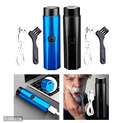 Electric Shaver for Men, Wet and Dry Use, USB Rechargeable Men's Shaver, Washable, Cordless, Portable Electric Razor-thumb3