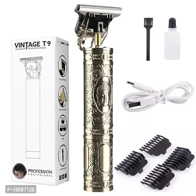 AK SMART Professional Golden t99 Trimmer Haircut Grooming Kit Metal Body Rechargeable 42 Trimmer 10 min Runtime 4 Length Settings  (Gold)