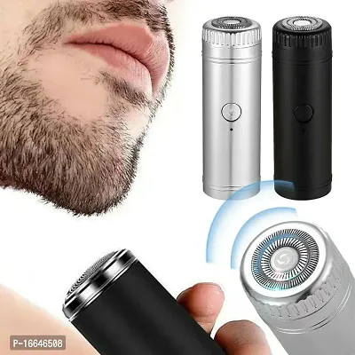Low-Noise Electric Shaver for Travel or Emergency Business Trips Rechargeable Rotary (multi color)-thumb3