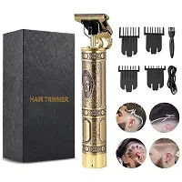 Ak Smart Hair Trimmer For Men Buddha Style Trimmer Professional Hair Clipper Adjustable Blade Clipper Shaver For Men Retro Oil Head Close Cut Trimming Machine 1200 Mah Battery Hair Removal Trimmers-thumb4