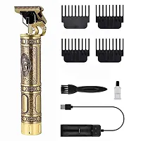 Ak Smart Hair Trimmer For Men Buddha Style Trimmer Professional Hair Clipper Adjustable Blade Clipper Shaver For Men Retro Oil Head Close Cut Trimming Machine 1200 Mah Battery Hair Removal Trimmers-thumb2