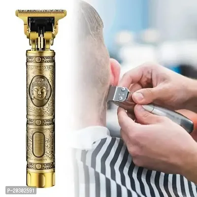 AK SMART Hair Trimmer For Men Buddha Style Trimmer, Professional Hair Clipper, Adjustable Blade Clipper, Shaver For Men, Retro Oil Head Close Cut Trimming Machine, 1200 mah battery-thumb4