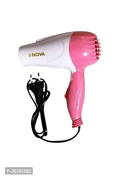 AK SMART Professional Nova 1000W Hair Dryer Plastic and Steal Pink Medium Hair Dryer for Men and Women- Multicolor-thumb0