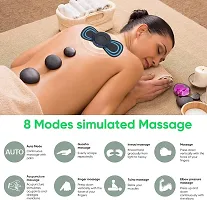 Mini Massage Machine mini massager portable rechargeable full body massager for pain relief with 8 Mode Ems neck cervical massager (Body Massager) (VIB-MASS)-thumb1