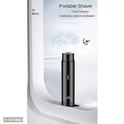 Mini Portable Electric Shaver (BLUE,White) Colour-thumb2