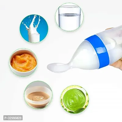 BABY FOOD FEEDER SILICONE FEEDER BOTTLE, 90ML-thumb3