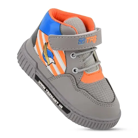 Comfortable Grey Casual Shoes For Boys