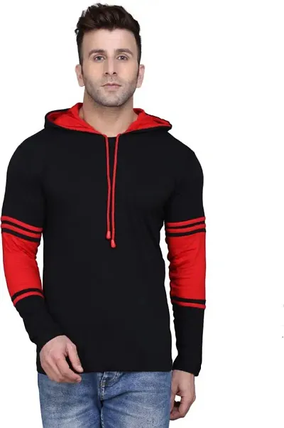 Men's Blend Colorblocked Hooded Tees