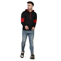 Trendy Designer Cotton Hood Men Colorblock Cotton Blend T-Shirt-thumb2