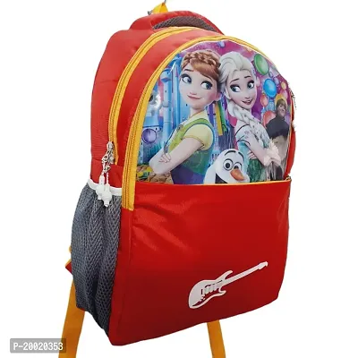 Stylish Latest Design School Bag for Girls and Boys (Size - 16times;11times;6 Inch) Red 25 Liter Barbie-thumb0