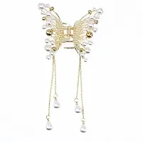 Golden Hair Clip For Women Pack of 1-thumb3