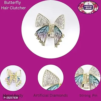 Butterfly Resin Hair Clips Pack of 1-thumb5