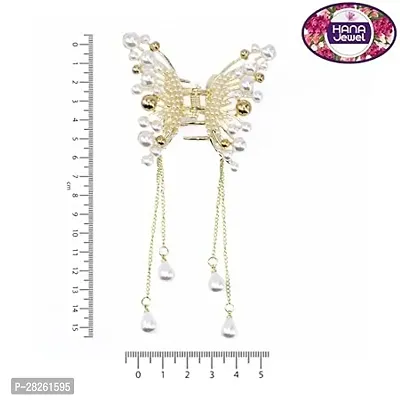 Butterfly Hair Accessories Enhance Your Juda Bun Hairstyle with Bride Clip - 1 Piece-thumb2