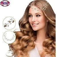 Stylish Bridal Hair Vine Bridal Golden Leafy Headband Girls and Women-thumb2