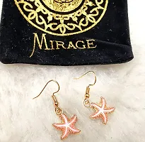 Mirage - Pink star fish earing-thumb1