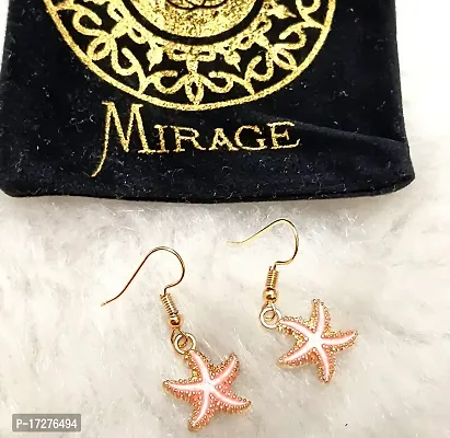 Mirage - Pink star fish earing-thumb2