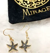 Mirage - Grey star fish earing-thumb1