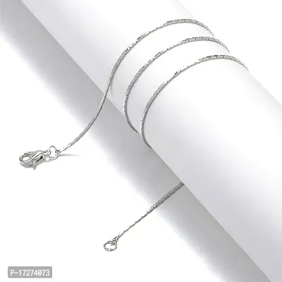 MIRAGE -Silver Lobster Clasp Metal Link Chain | Golden Chain 40cm in Length