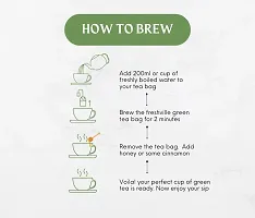 Freshville Green Tea | Natural  Herbal Loose Leaves Green Tea with Anti-Oxidants - 25 Bags-thumb3