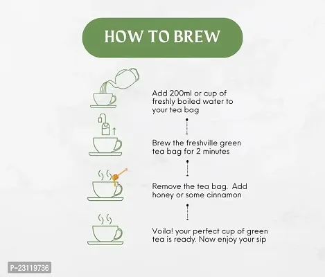 Freshville Green Tea | Natural  Herbal Loose Leaves Green Tea with Anti-Oxidants - 25 Bags-thumb4