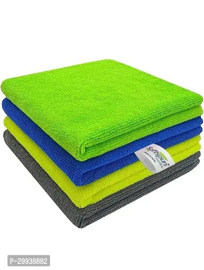 Classy Solid Microfiber Multi Use Towel, Combo-thumb0