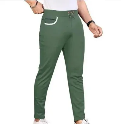 Best Selling Polycotton Regular Track Pants For Men 