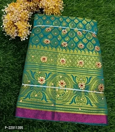 Banarasi Brocade Silk Saree With Blouse Piece