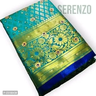 Banarasi Brocade Silk Sarees With Blouse Piece