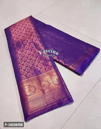 Classic Art Silk Woven Saree With Blouse Piece-thumb0